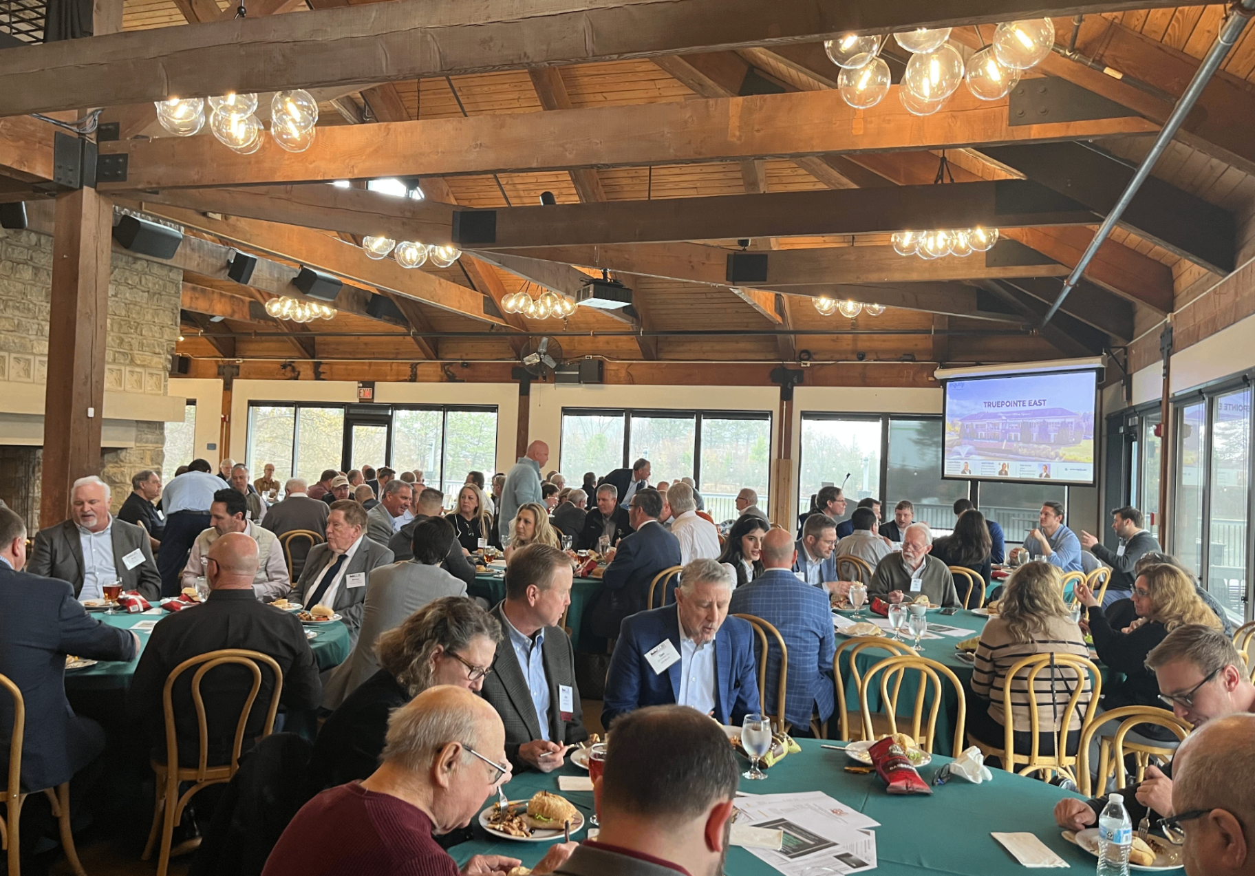 TruePointe East broker and partner luncheon, full room